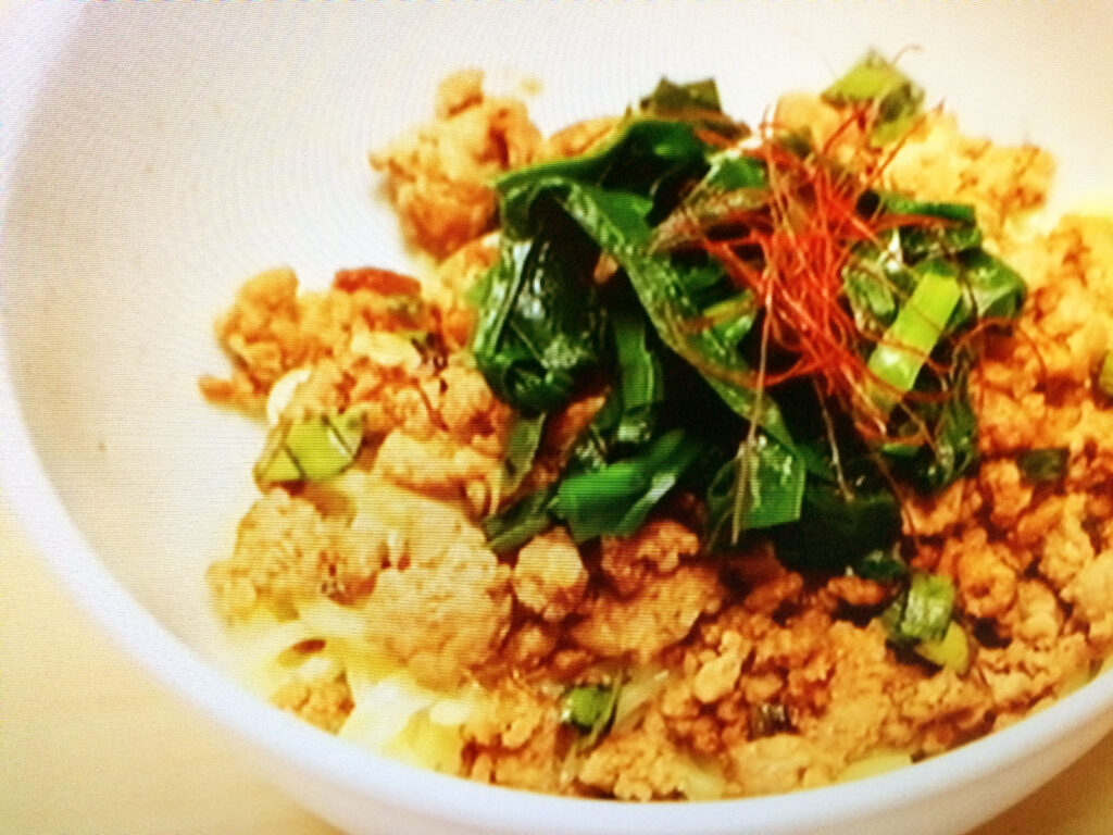 【相葉マナブ】にら味噌まぜそばのレシピ・小峠英二（バイきんぐ）・澤部佑（ハライチ）・相葉雅紀