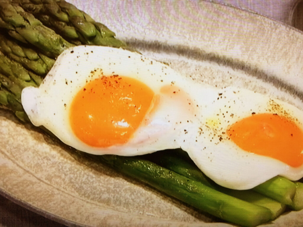 【きょうの料理】ＮＥＯ！ゆで上げアスパラと目玉焼きのレシピ・樋口直哉