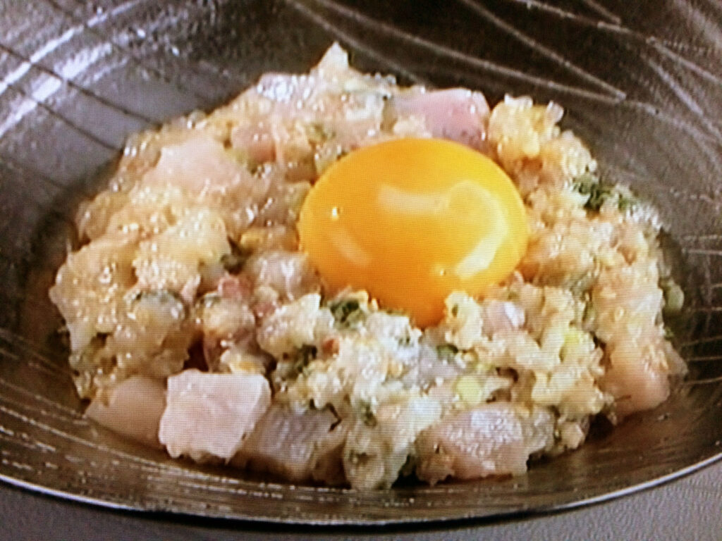 【上沼恵美子のおしゃべりクッキング】ハマチのなめろうのレシピ・上沼恵美子・岡本健二