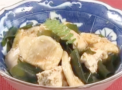 【奥様ここでもう一品】鶏と豆腐のピリ辛サラダのレシピ・奥様ここでもう一品・星澤雅也