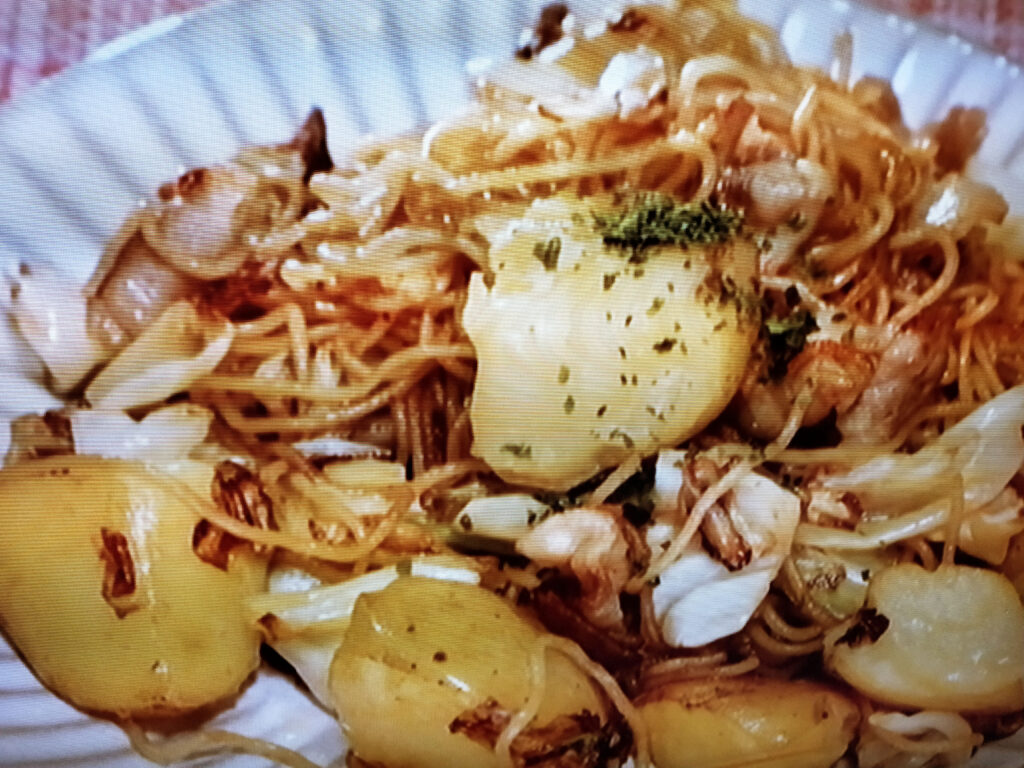【相葉マナブ】ポテトソース焼きそばのレシピ・澤部佑（ハライチ）・相葉雅紀