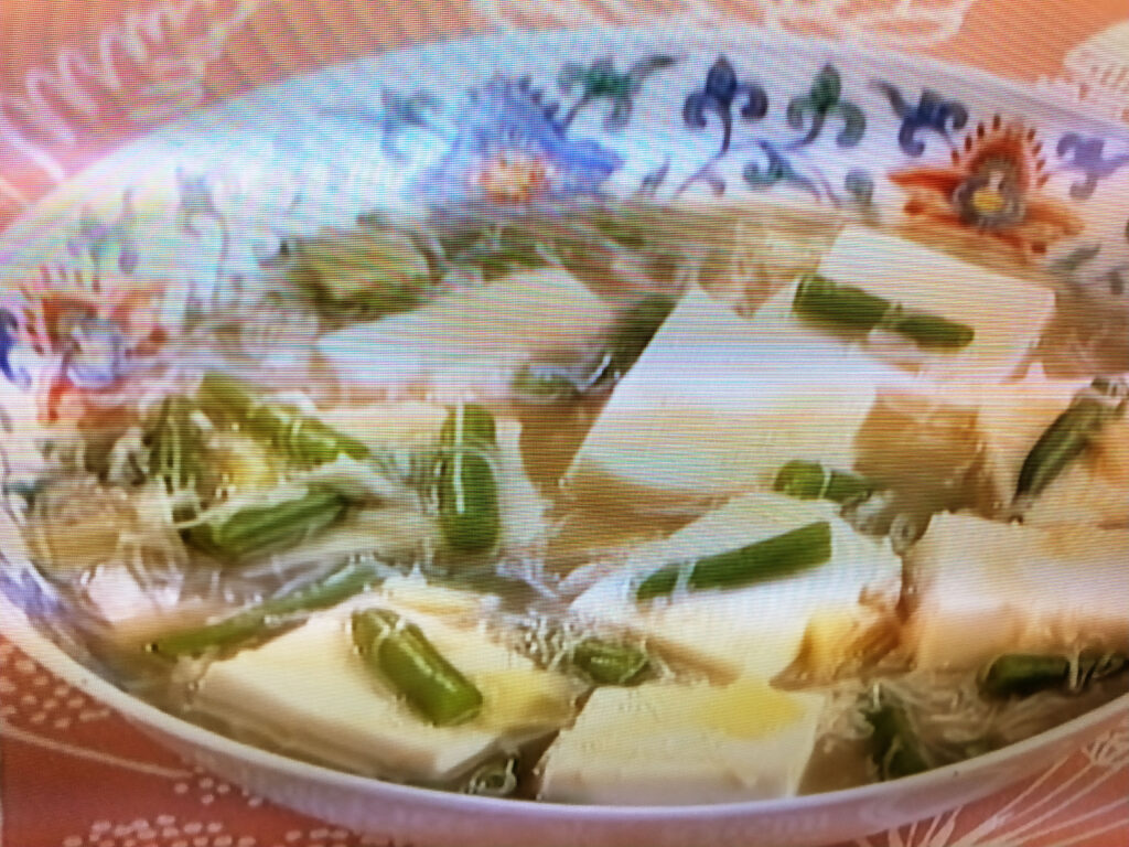【上沼恵美子のおしゃべりクッキング】豆腐とインゲンの煮込みのレシピ・上沼恵美子・石川智之