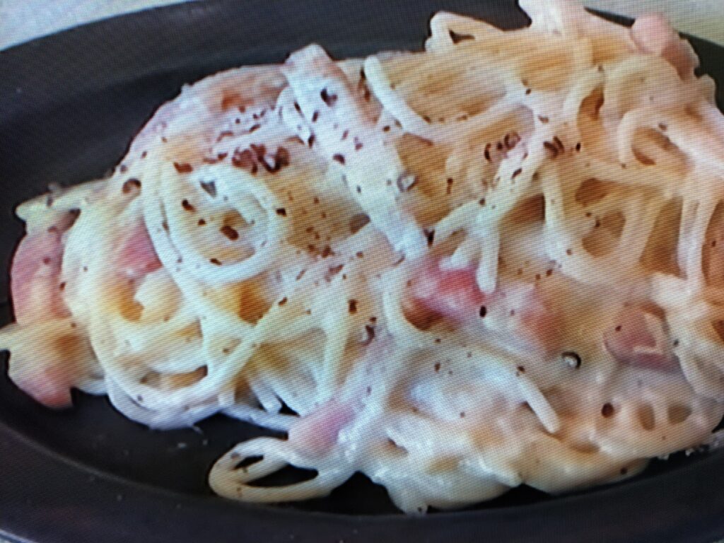 【ひるまえほっと】豆乳カルボナーラのレシピ・高橋典子