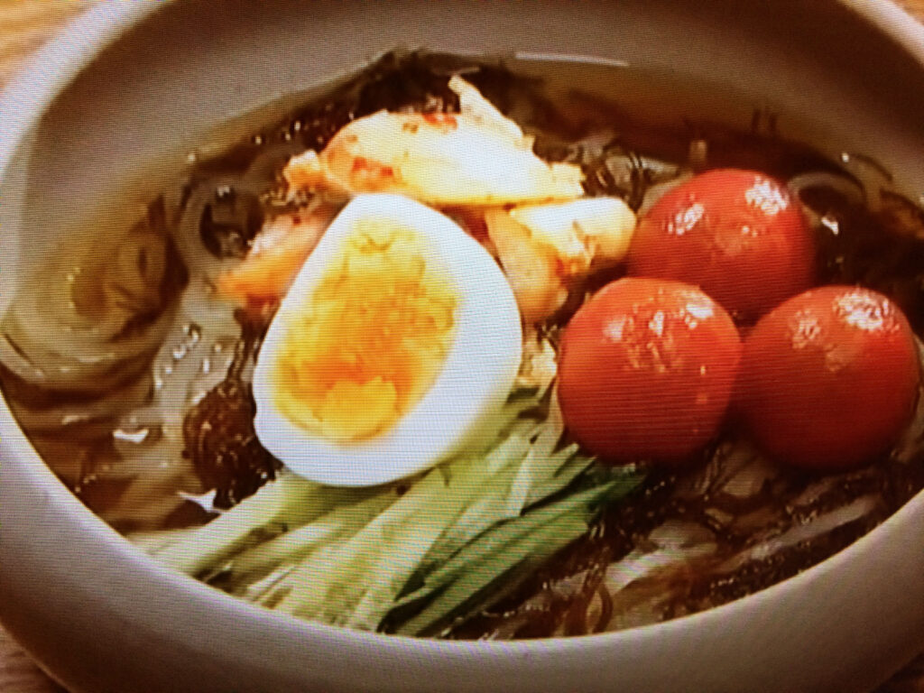 【クイズとくもり】生もずく冷麺のレシピ・クイズとくもり