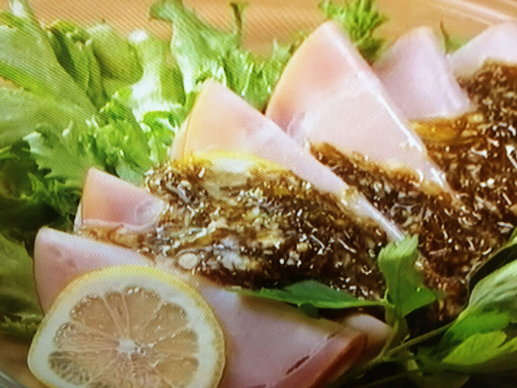 【クイズとくもり】ハムサラダのレシピ・クイズとくもり・安井レイコ