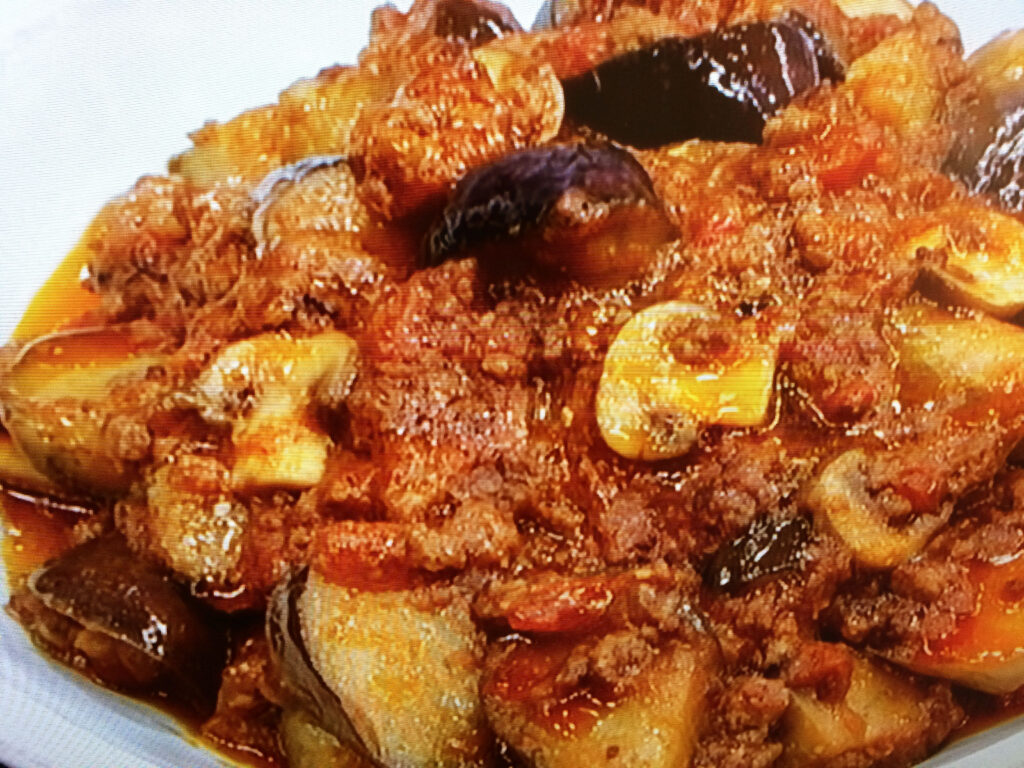【ノンストップ】トマトベースの洋風麻婆ナスのレシピ・検索きょうのおしゃレシピ