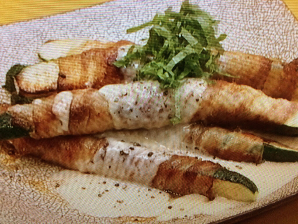 【ノンストップ】和風肉巻きズッキーニのレシピ・坂本昌行・坂本昌行のOne Dish