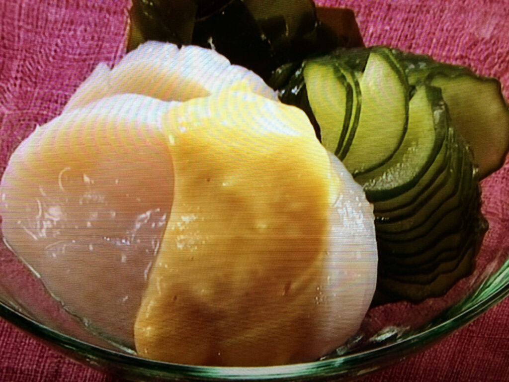 【きょうの料理】帆立てときゅうりの黄身酢添えのレシピ・大原千鶴