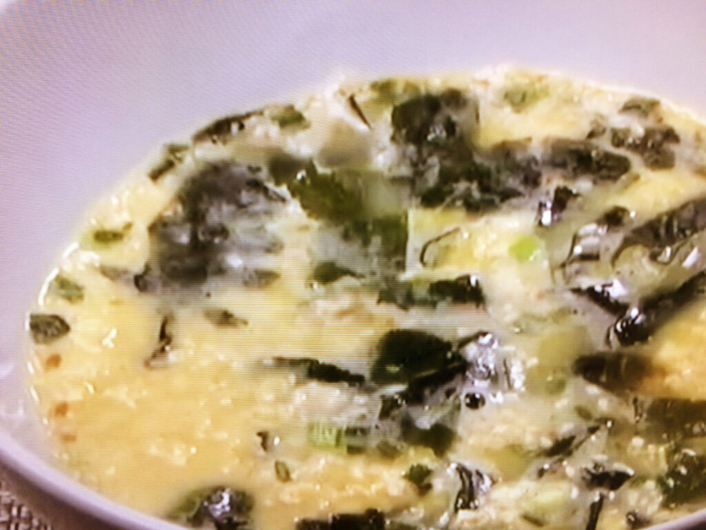 【あさイチ】オートミールのわかめ卵雑炊のレシピ・今泉マユ子