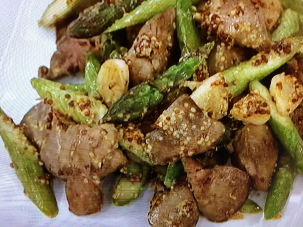 【あさイチ】鶏レバーガーリックマスタード炒めのレシピ・みんな！ゴハンだよ・上田淳子
