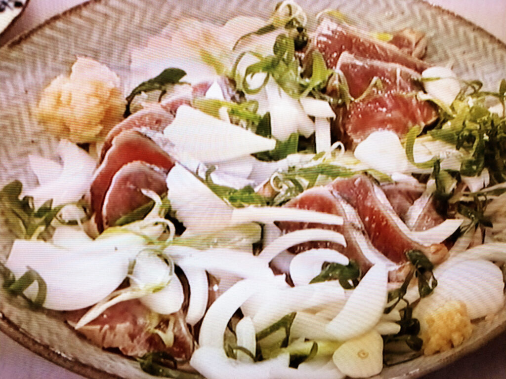 【おかずのクッキング】かつおのたたきのレシピ・土井善晴