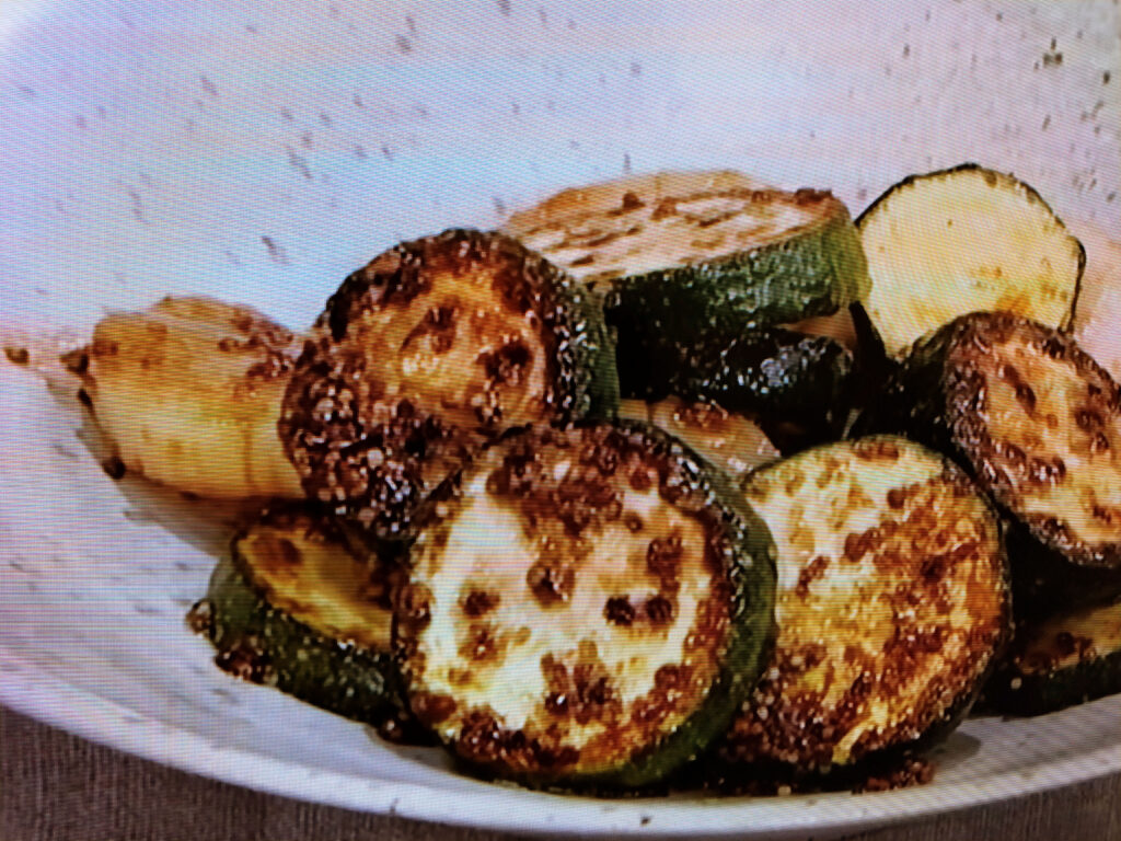 【きょうの料理】ズッキーニと帆立てのマスタードじょうゆ炒めのレシピ・飛田和緒