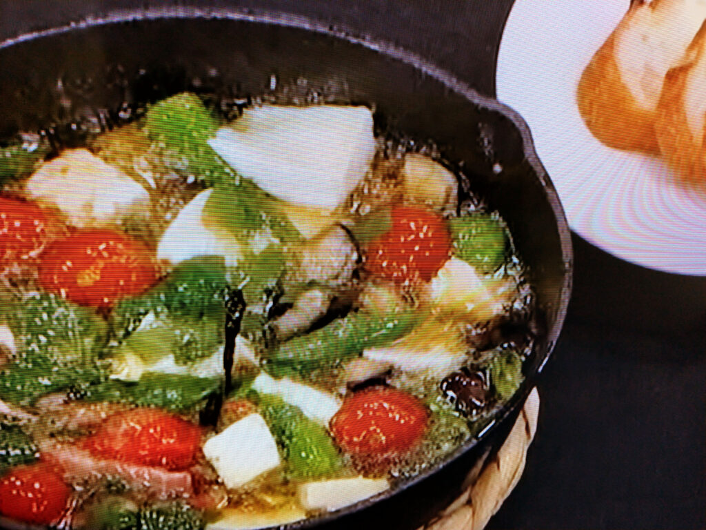 【あさイチ】夏野菜のアヒージョのレシピ・秋元さくら