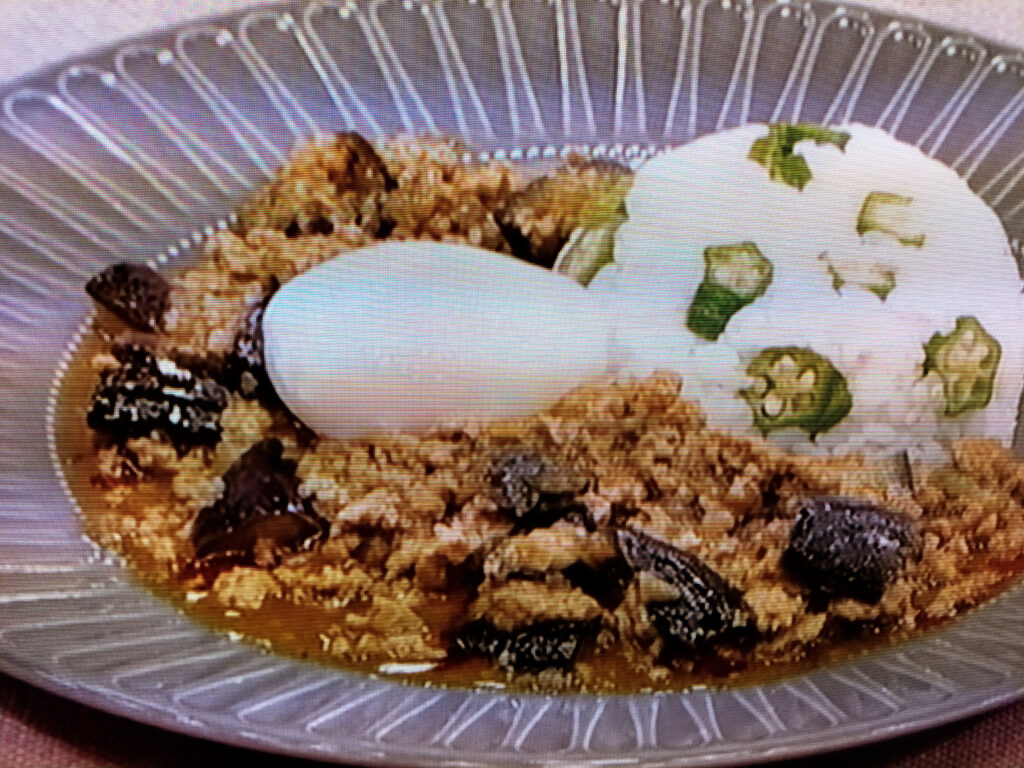 【ノンストップ】中華風ナスカレーのレシピ・坂本昌行・坂本昌行のOne Dish