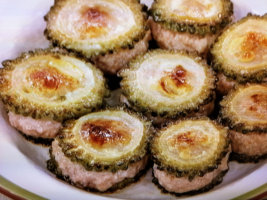 【あさイチ】ゴーヤーのはさみ焼きのレシピ・みんな！ゴハンだよ・重信初江