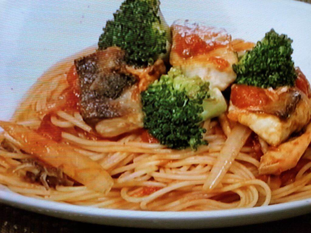 【ひるまえほっと】塩さばのトマトパスタのレシピ・藤田真央