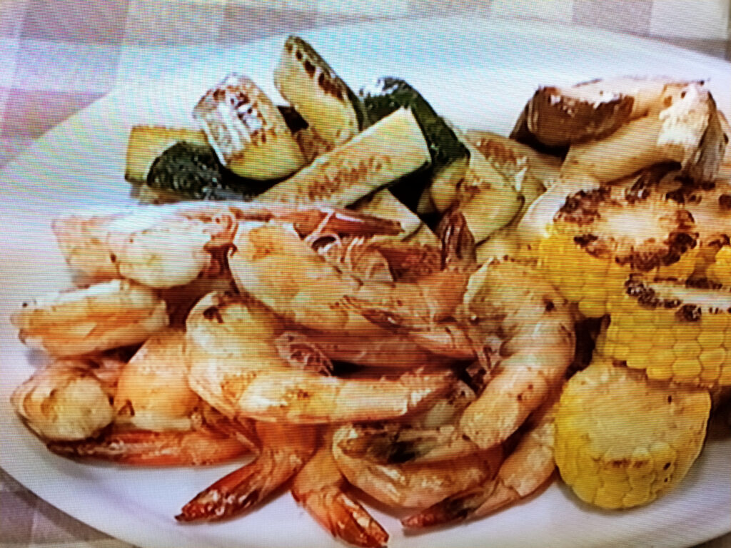【キューピー３分クッキング】えび、とうもろこし、ズッキーニのマリネ焼きのレシピ・小林まさみ