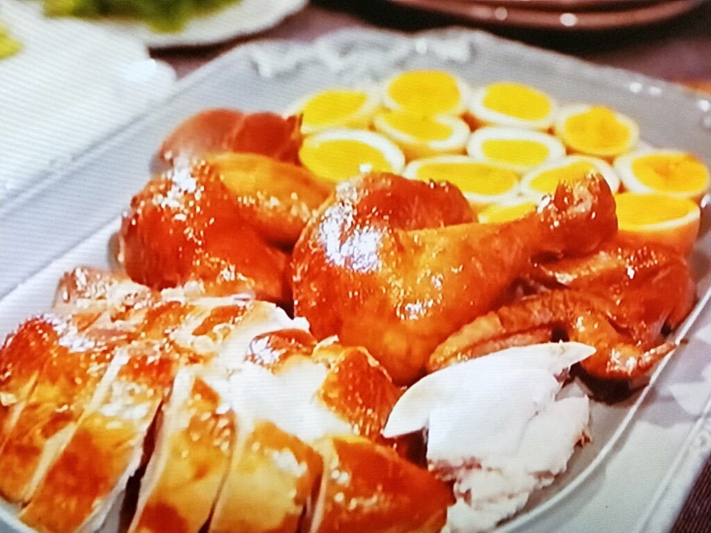 【きょうの料理】丸鶏の中華風しょうゆ煮～油鶏（ヤオカイ）のレシピ・藤井恵