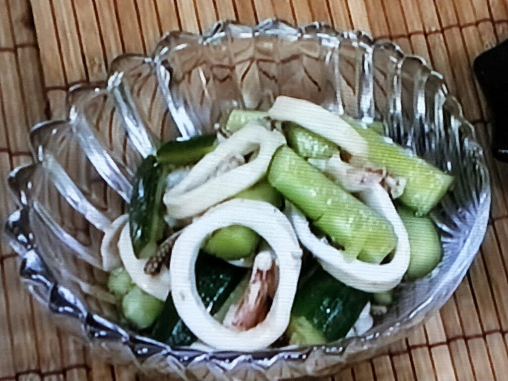 【ひるまえほっと】いかときゅうりのマリネのレシピ・川上文代