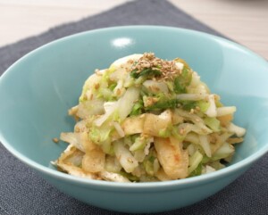 きょうの料理ビギナーズのレシピ・白菜と油揚げのごま酢あえ