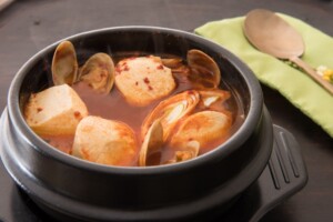 アサリのスンドゥブ風スープ