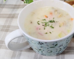 きんぴ～ら～豆乳スープ