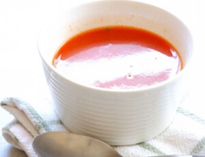 あさイチのレシピ・ホットトマトヨーグルトスープ