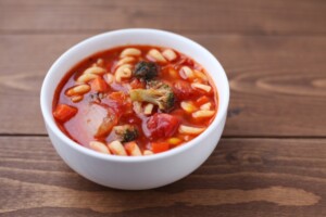 きょうの料理のレシピ・豆とランチョンミートのトマトシチュー