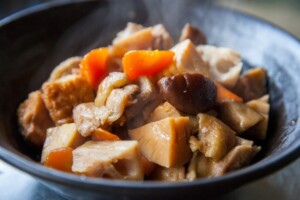 キューピー３分クッキングのレシピ・厚揚げと豚肉の中華風とろみ煮