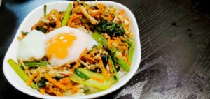 バゲットのレシピ・韓国風ビビンバ TKG卵かけご飯