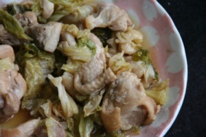きょうの料理のレシピ・鶏肉と白菜の煮物