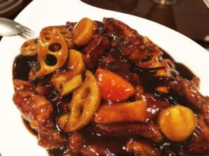 きょうの料理のレシピ・れんこんと豚肉の黒酢炒め