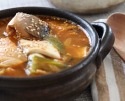 あさイチのレシピ・さばとごまのチゲ風スープ