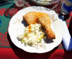 ウワサのお客様のレシピ・丸鶏のまるごとピラフ