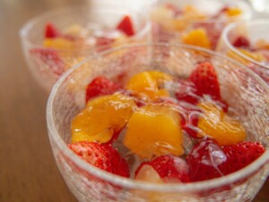 ウワサのお客さまのレシピ・美酢のフルーツ宝石ゼリー