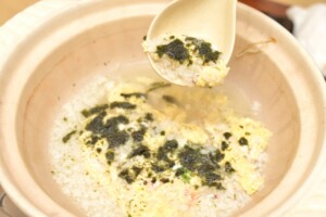 サタプラのレシピ・長芋のサクサクバター雑炊