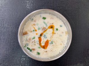 きょうの料理ビギナーズのレシピ・台湾風豆乳スープ（シェンドウジャン）