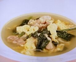 DAIGOも台所のレシピ・鶏のガーリックスープ