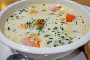 どさんこワイド179のレシピ・彩りクリームスープ