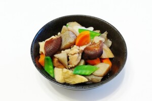 キューピー３分クッキングのレシピ・鶏肉と野菜のけんちん煮
