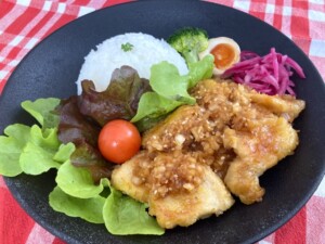水野真紀の魔法のレストランのレシピ・澤田流油淋鶏（ユーリンチー）丼