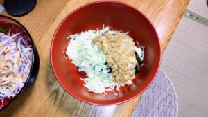 あさイチのレシピ・納豆キャベツサラダ
