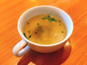 よ～いドンのレシピ・アジと大葉のさっぱりスープ