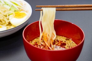 どさんこワイド179のレシピ・エノキのトマトつけ麺風