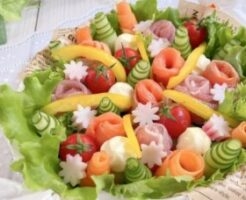 きょうの料理のレシピ・花畑サラダ