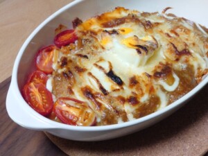 沸騰ワード10のレシピ・プルコギトマトのチーズドリア