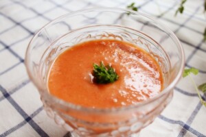 ノンストップのレシピ・簡単トマトの冷製スープ