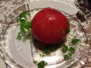 あさイチのレシピ・銀座の人気ラーメン店風「ガリトマト」