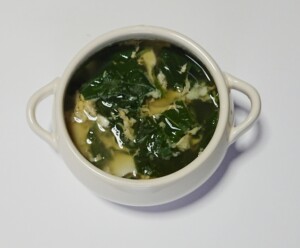 きょうの料理のレシピ・オクラとモロヘイヤの梅スープ