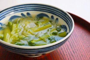 どさんこワイド179のレシピ・シジミと小松菜の食べるスープ